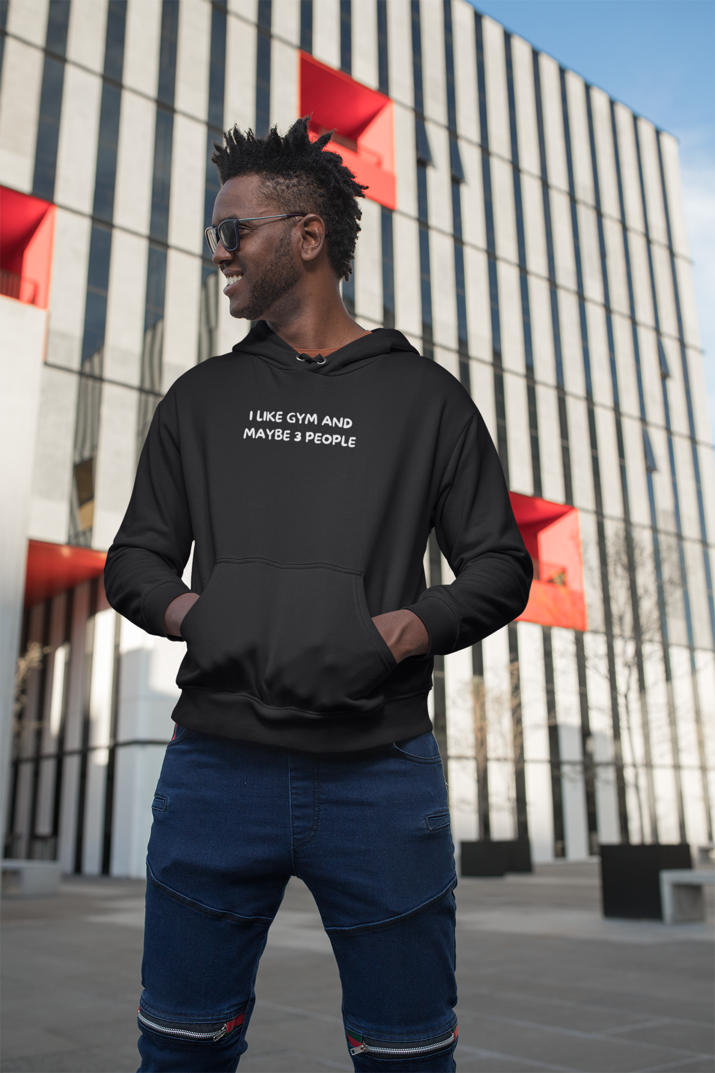 Premium Hoodie - I LIKE GYM