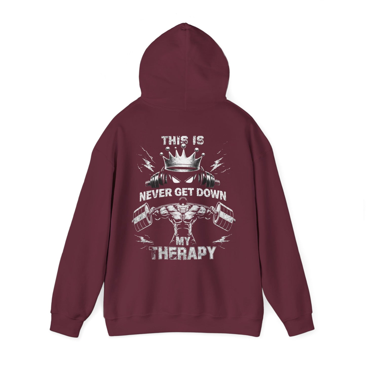 Premium Hoodie - NEVER GET DOWN