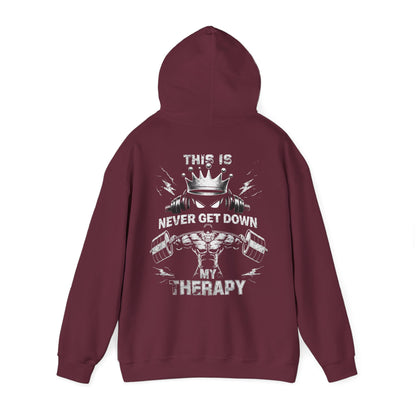 Premium Hoodie - NEVER GET DOWN