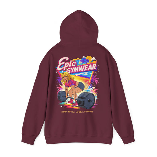 Premium Hoodie - RETRO WEIGHTLIFTING