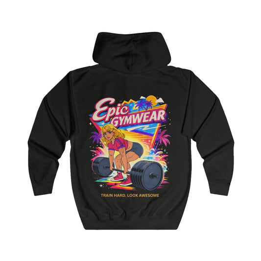 Premium Oversized Jacke - RETRO WEIGHTLIFTING