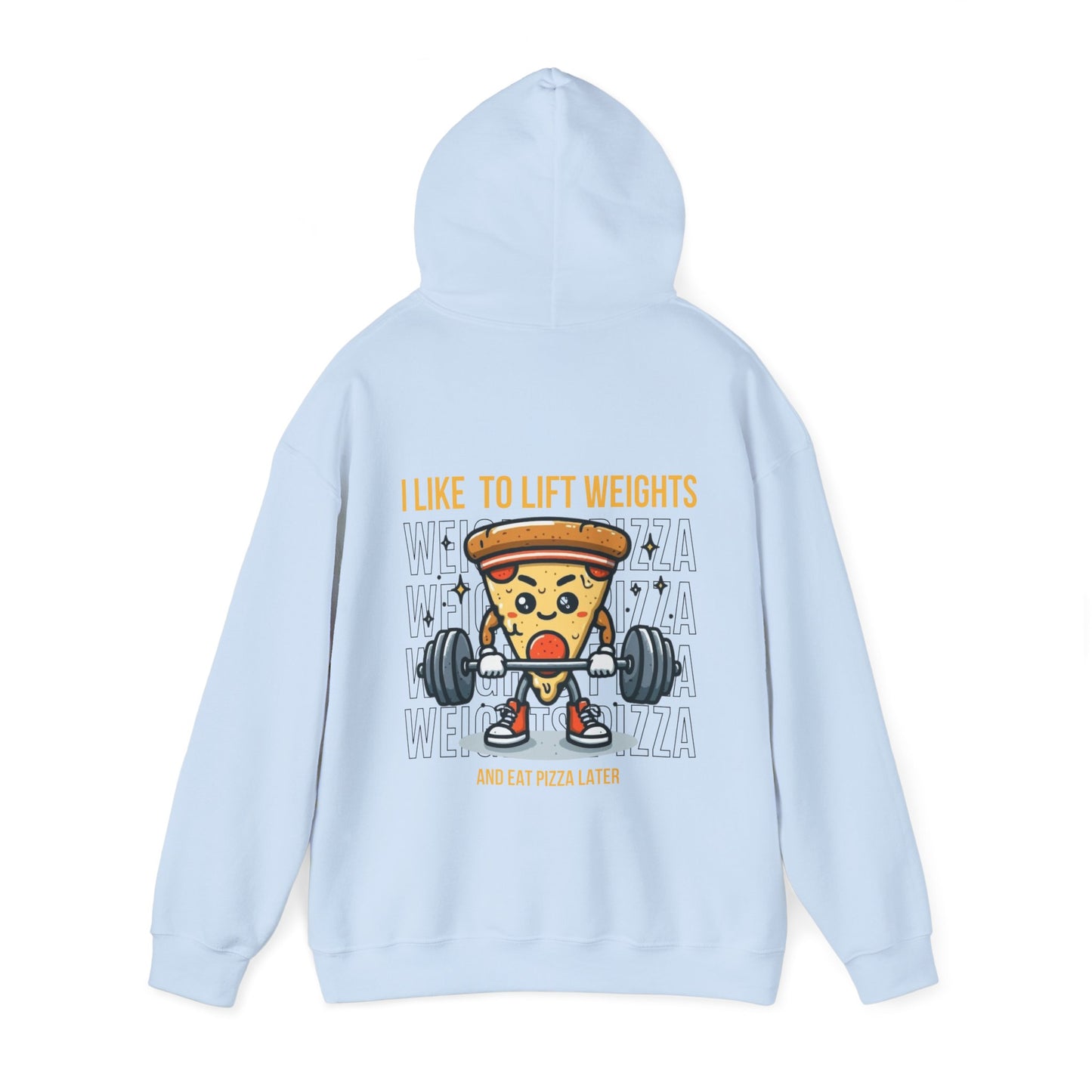 Premium Hoodie - WEIGHTS & PIZZA