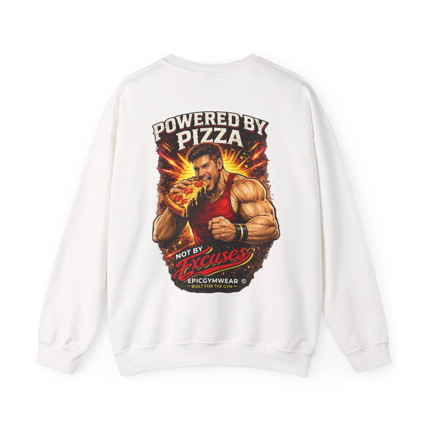 Premium Sweatshirt - POWERED BY PIZZA
