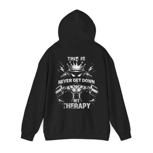 Premium Hoodie - NEVER GET DOWN
