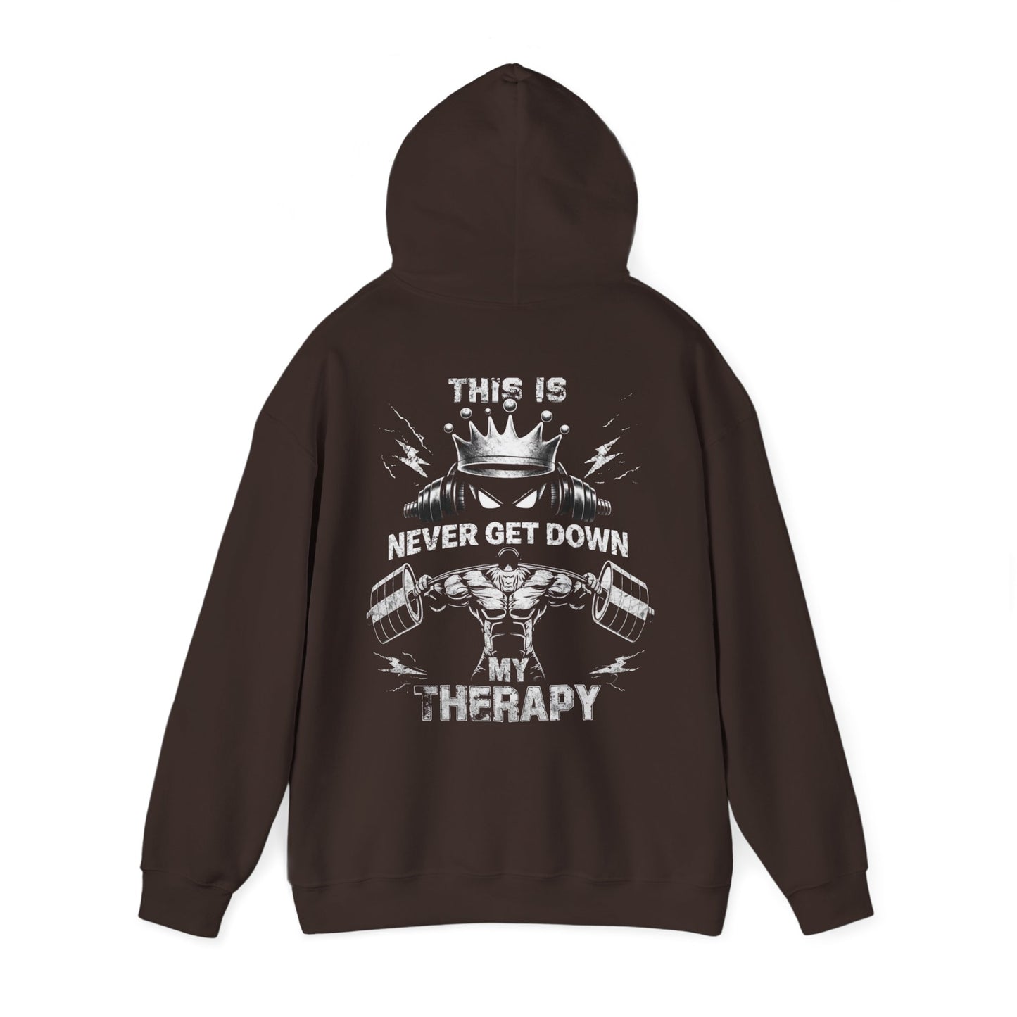 Premium Hoodie - NEVER GET DOWN
