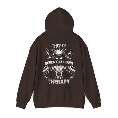 Premium Hoodie - NEVER GET DOWN