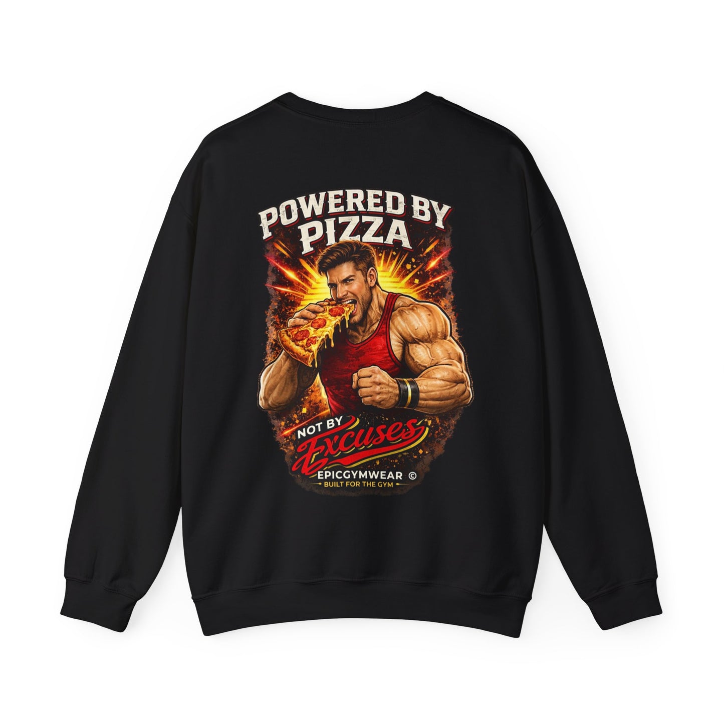 Premium Sweatshirt - POWERED BY PIZZA