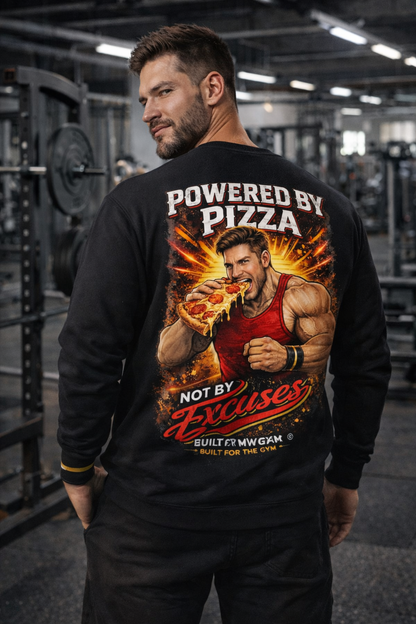 Premium Sweatshirt - POWERED BY PIZZA