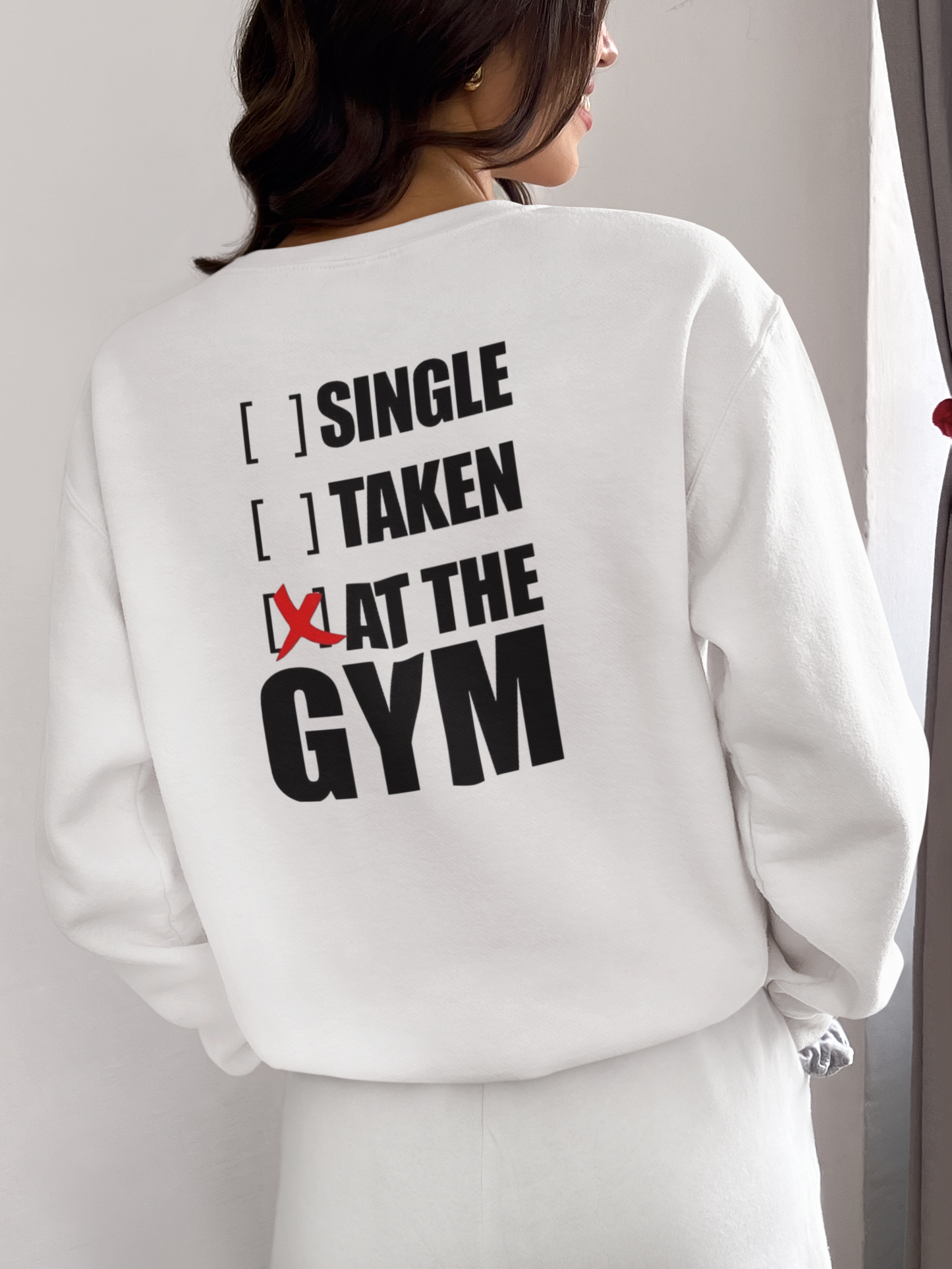 Premium Sweatshirt - AT THE GYM