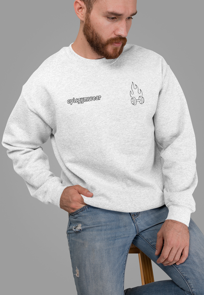 Premium Sweatshirt - BURNING BARBELL